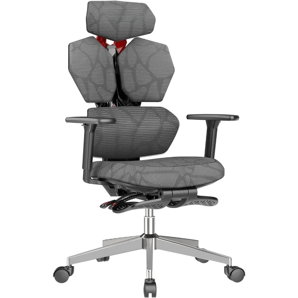 

Gaming Chair with Footrest Big and Tall Game Chair Reclining Gamer Chair with Adjustable Lumbar Support & 3D Armrests High Back