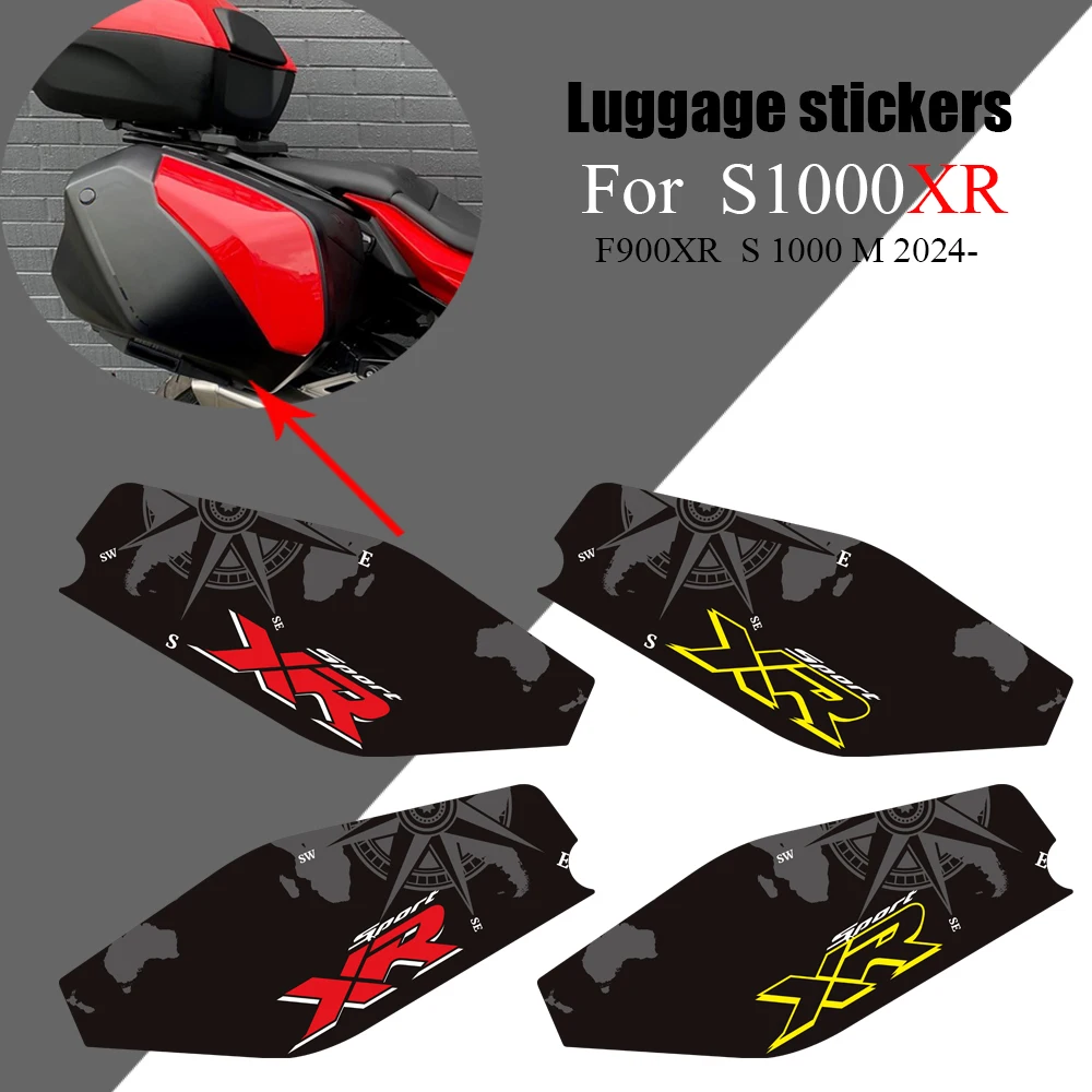 

For BMW S1000XR M1000XR F900XR 2022 2023 2024 Motorcycle Case Sticker Side Boxes Panniers Luggage Protection Decals