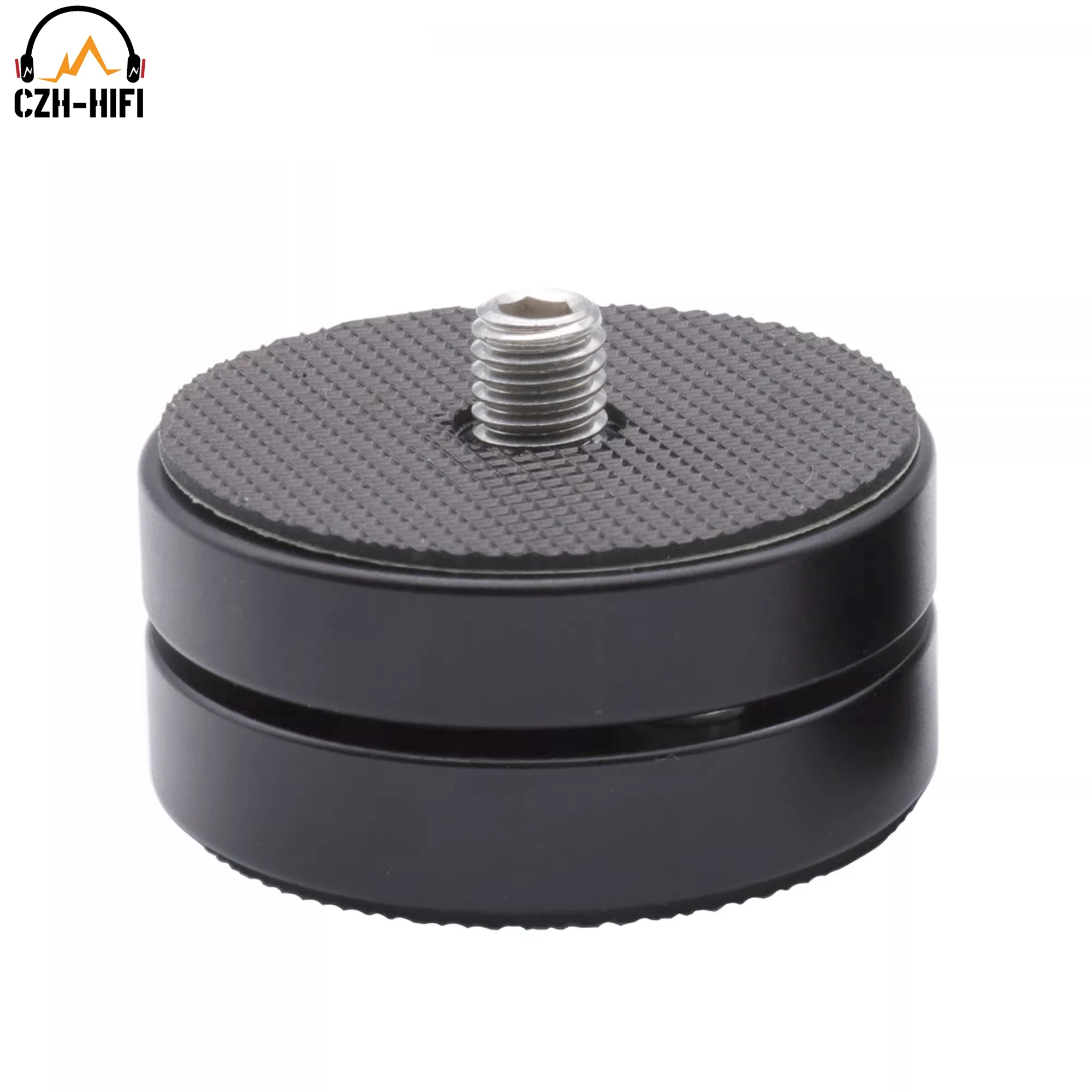 4 Stück 45 mm Aluminium-Magnesium-Legierung Isolationsständer Basis Spike Kegel Füße Pad Matte für Lautsprecher Verstärker DAC Plattenspieler Recorder – Detail 1