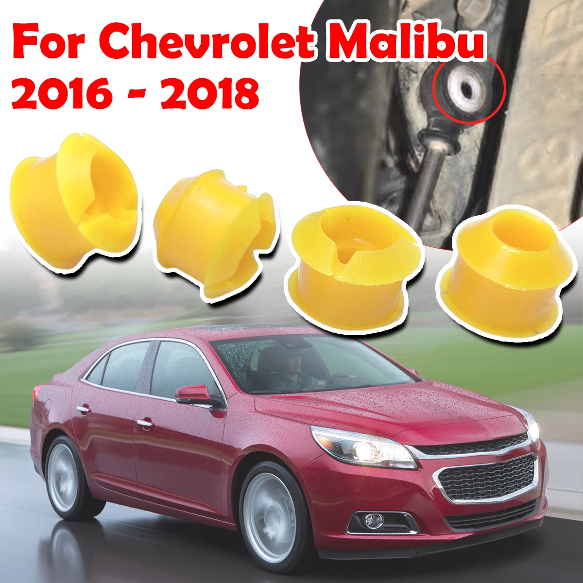 

4 шт., автоматический рычаг переключения передач, рычаг переключения передач, втулка троса переключения передач, автомобильные аксессуары для Chevrolet Malibu 2016 2017 2018