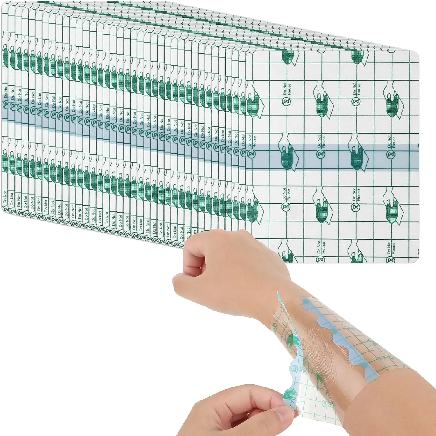 50/100Pcs Transparent Waterproof PU Protective Patch Tattoo Aftercare Film Stretch Adhesive Skin Cover Sticker For Shower Swimmi