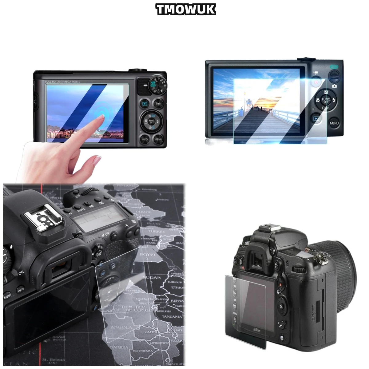 

For Canon SX730 SX740 Sx740hs Sx730hs Dust Proof Screen Protector - 9H Tempered Glass Anti-Glare Privacy Film