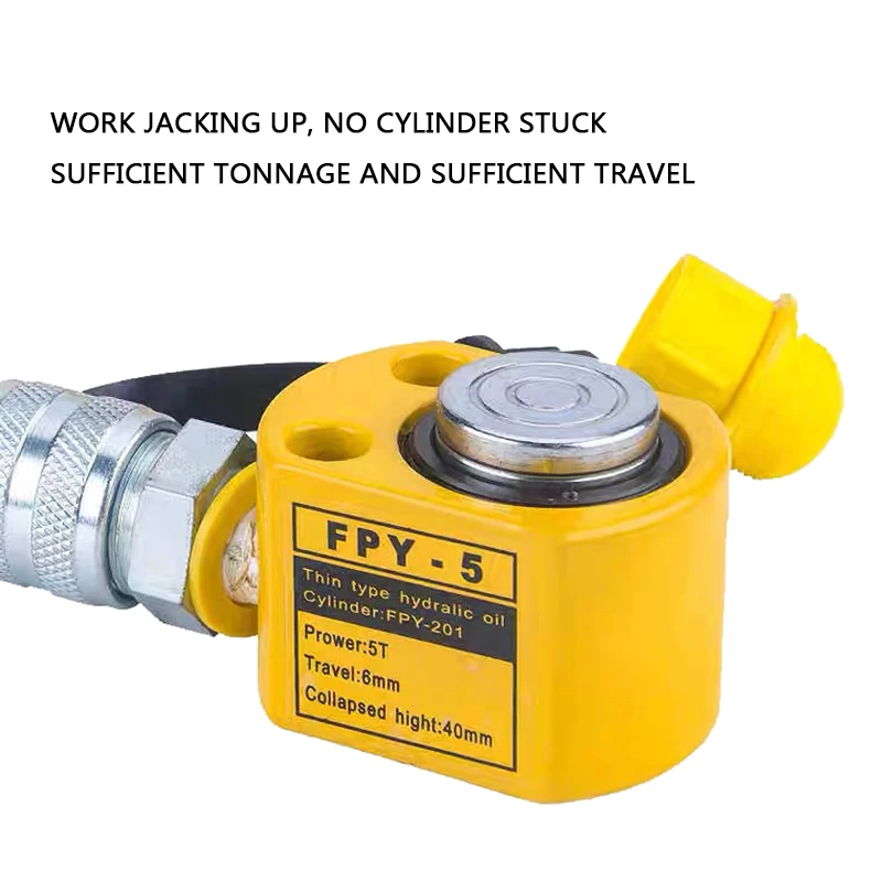 FPY-5T ultra-thin jack separate type hydraulic lifting tool oil pressure booster with CP-180