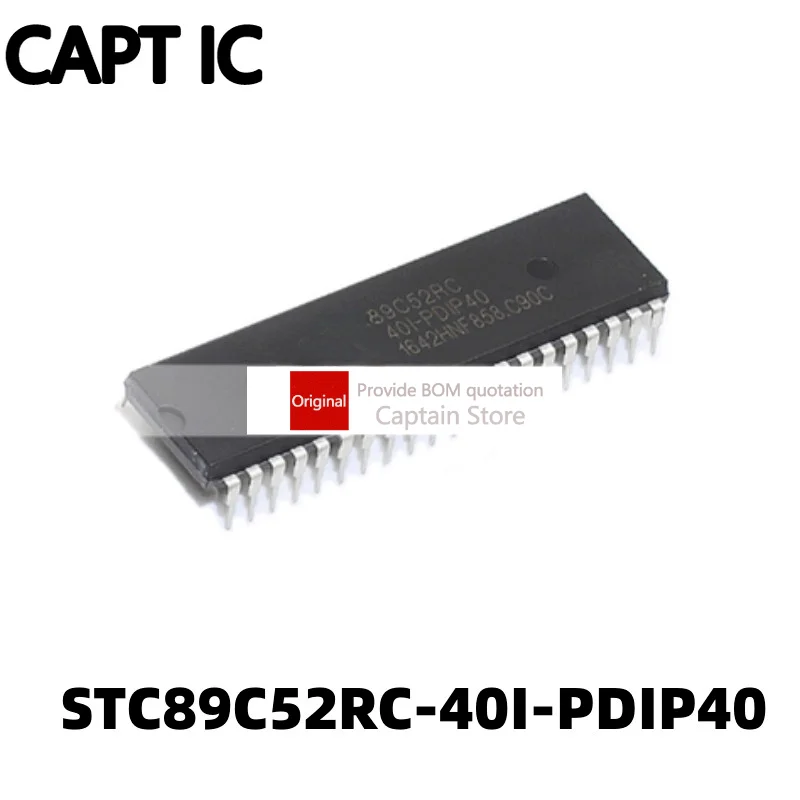 

5PCS STC89C52RC-40I-PDIP40 Inline DIP40