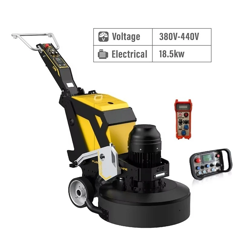 Factory Direct Sale 856mm 25hp Concrete Grinding Machine 220v 380v 440v Concrete Grinder With Vacuum Interface