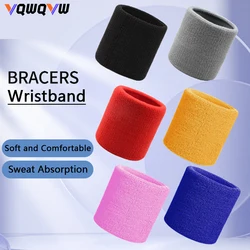 1Pcs Sweatbands Sports Wristband for Men & Women,Cotton Cloth Sweatband for Tennis,Basketball,Football,Running,Gym,Working Out