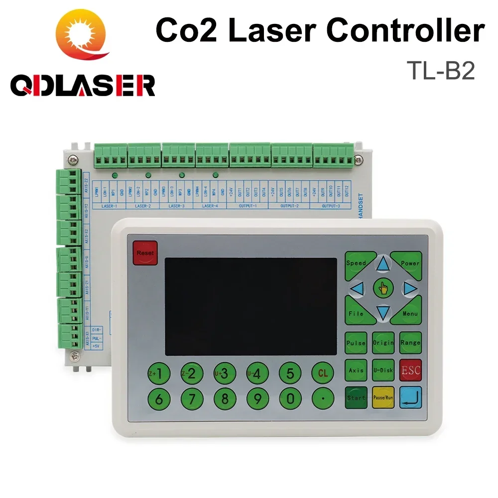 

QDLASER Topwisdom TL-B2 Large CO2 laser machine controller Support 7-axis motion control For laser engraving and cutting machine