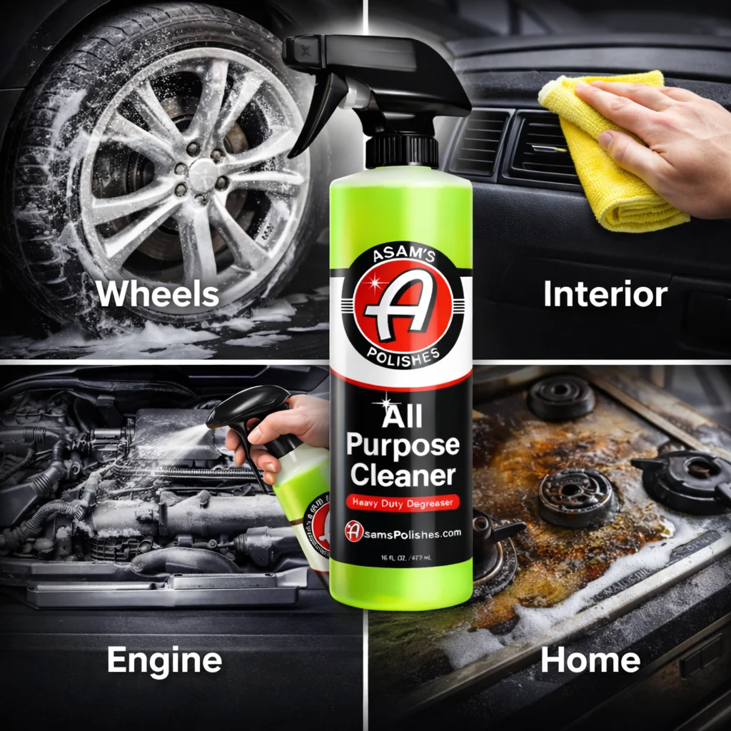 Car Interior Cleaner Spray 16 OZ – Heavy Duty All Purpose Degreaser for Seats, Dashboard, Carpet & Trim