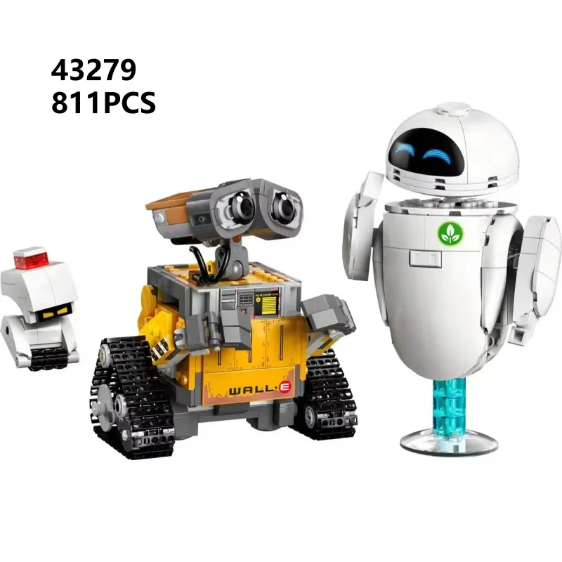 

43279 Cartoon Character Birthday Gift Vali&Eva Decoration Model 811Pcs Bricks Children's Educational Toys
