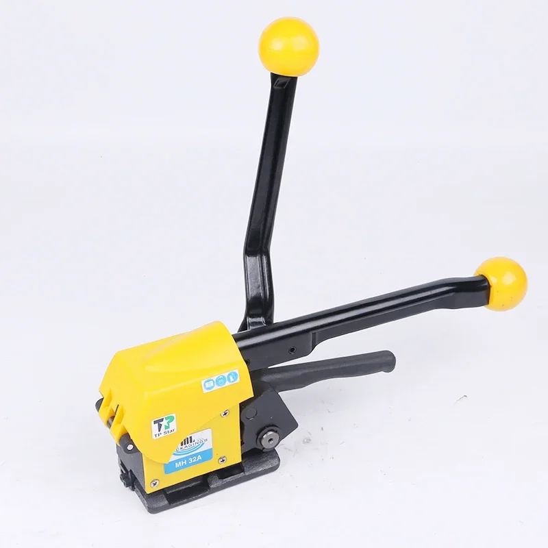 Manual tool A333 buckle free Sealless Handheld steel strapping machine for 13 16 19 mm strap