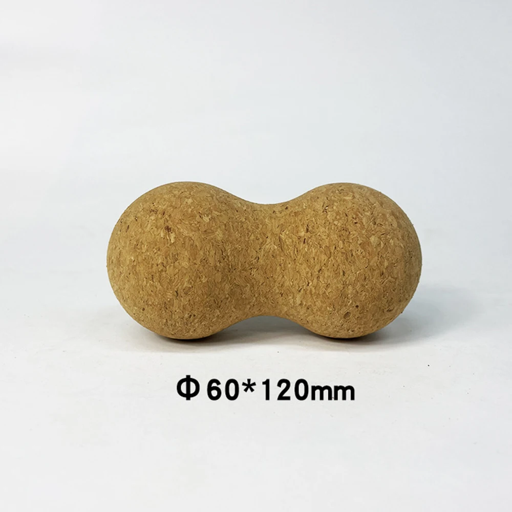 Eco Friendly Cork Single Peanut Massage Ball for Muscle Exercise Relaxation