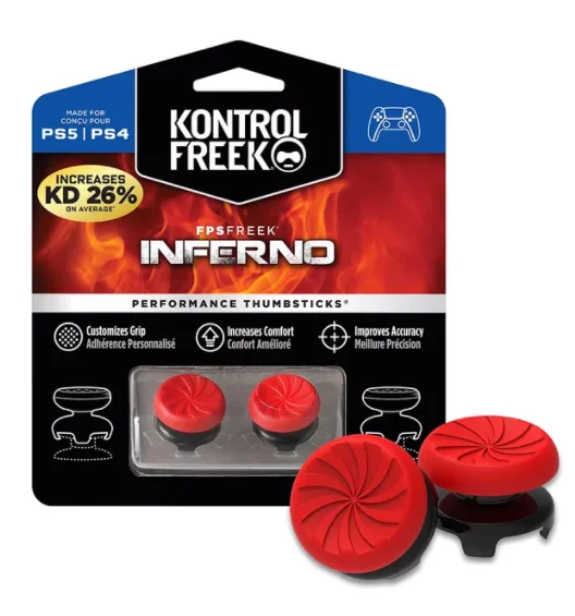 KontrolFreek stik Analog PS5, stik pengontrol performa, Joystick PS5 High-Rise FPS Freek Galaxy untuk Playstation PS4 X-360