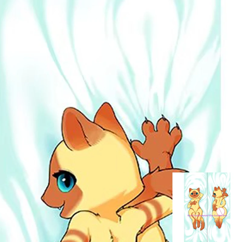 

Dakimakura Anime Pillow Cover Palico Double Sided Print Cushion Bedding Gifts