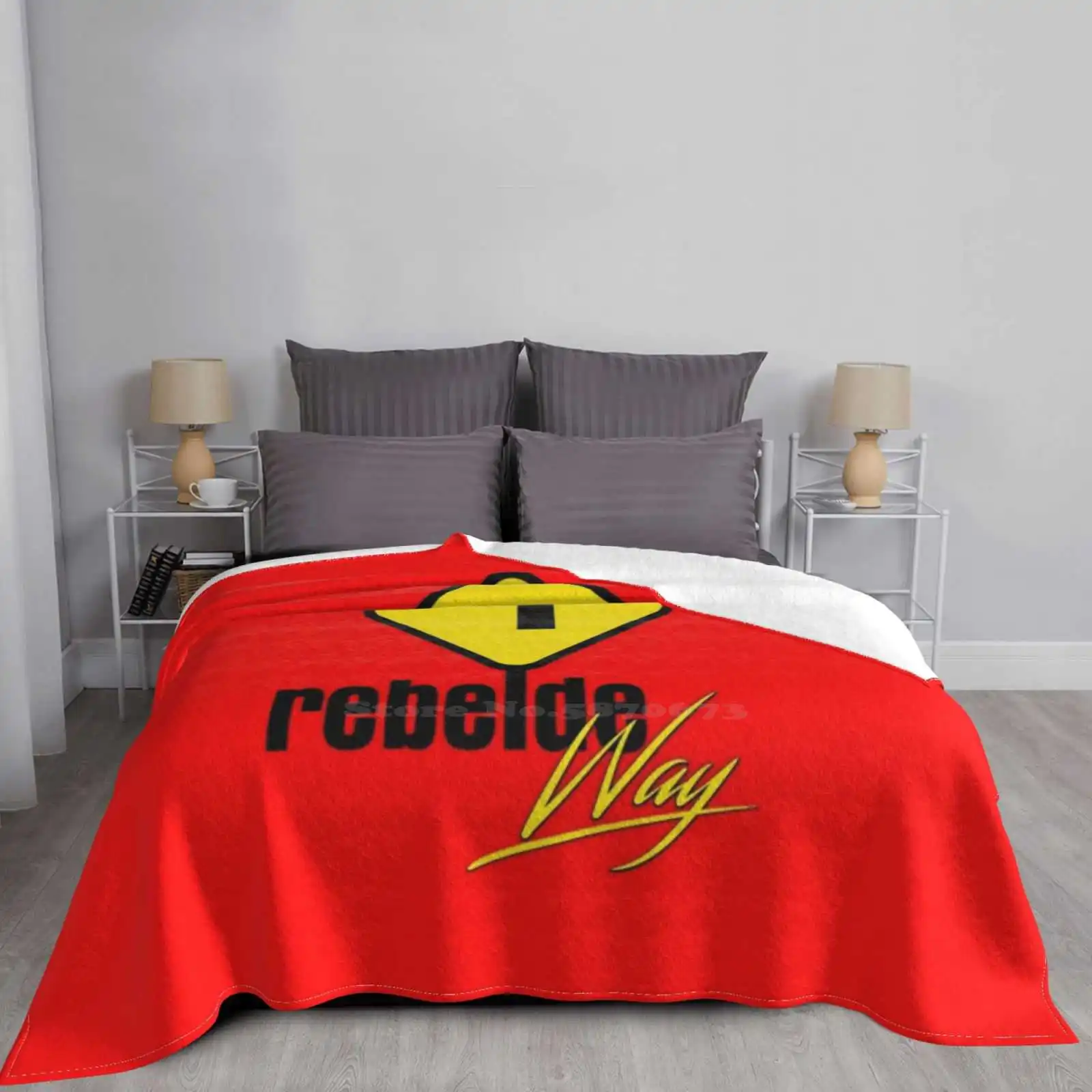 Rebel Way New Selling Custom Print Flannel Soft Blanket Rebel Elite Argentina Argentinian Cris Brunette Erreway Music Group