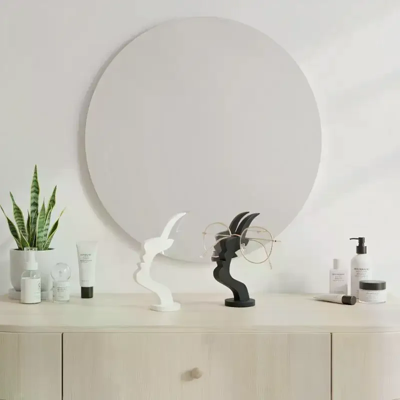 Eyeglass Stand Glasses Stand Bar Shape Human Side Face Interesting Simple Glasses Stand Ornaments