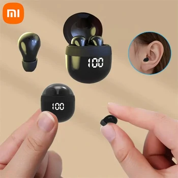 Mini słuchawki Xiaomi Bezprzewodowe słuchawki Bluetooth Zestaw słuchawkowy do spania z mikrofonem Redukcja szumów Słuchawki douszne z mocnym basem do smartfona