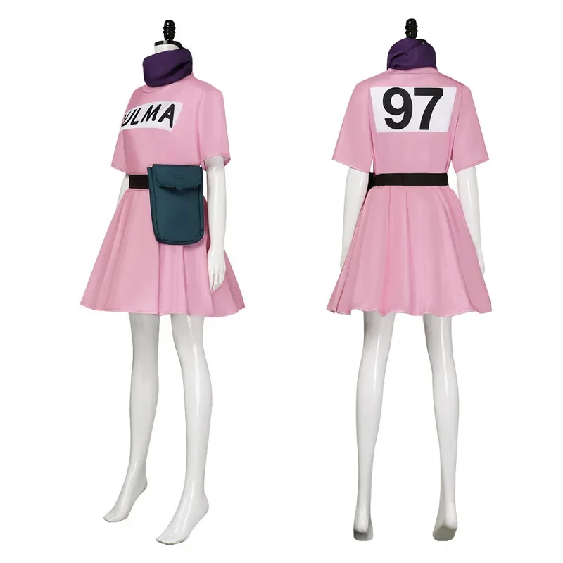

Bulma Cosplay Costume Wig Halloween Anime Clothes8;c'4,t;6.j'2;