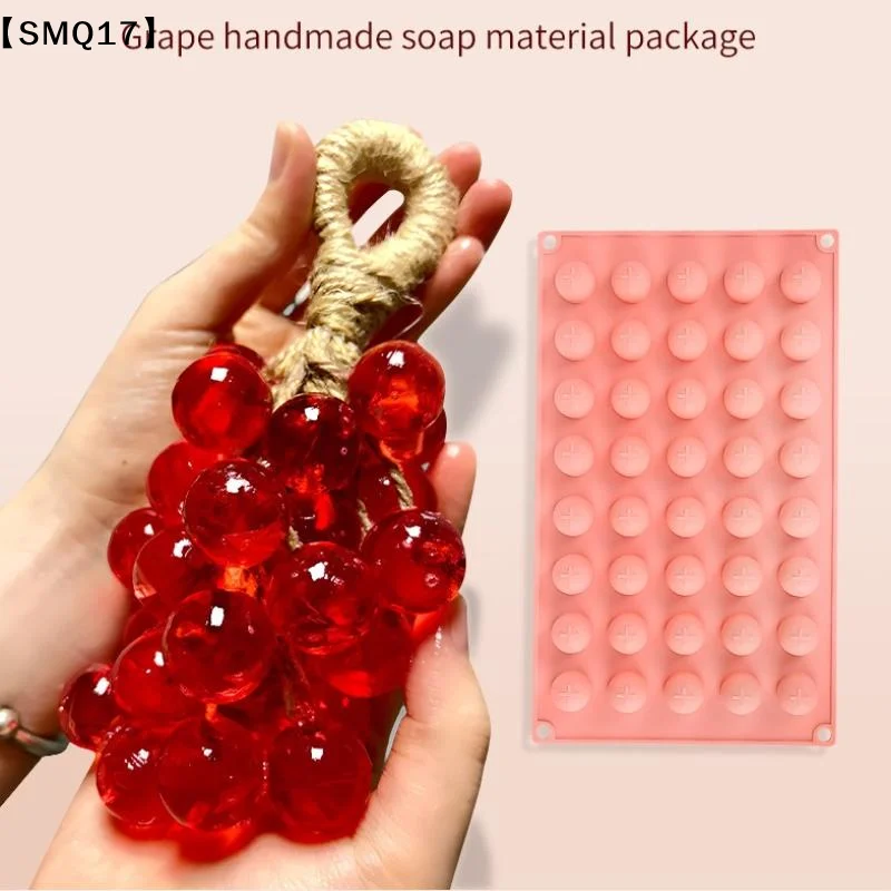 Silicone Grape Ball Soap Molds Handmade Candle Mould Ice Storage Box Easy To Demould Kitchen Party Home Tools【SMQ】