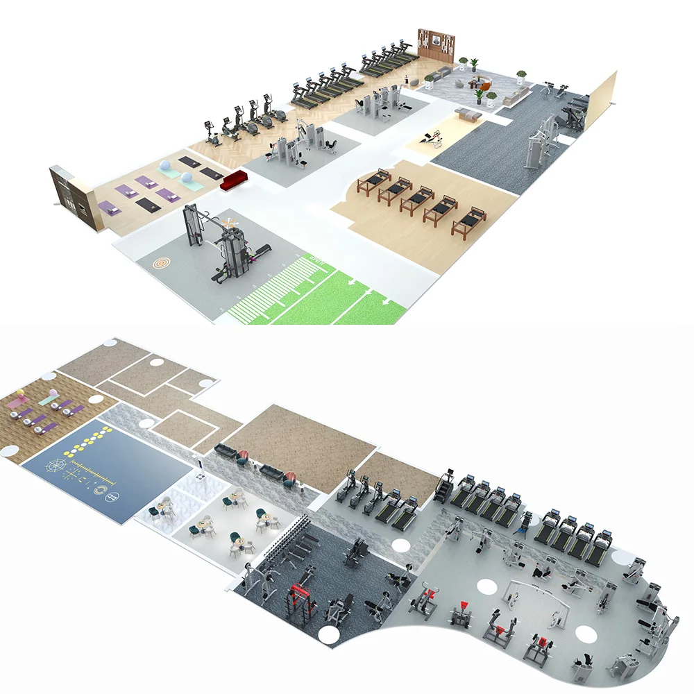 ลู่วิ่งไฟฟ้าจอ LCD ระดับไฮเอนด์สำหรับโรงแรม พร้อมอุปกรณ์ออกกำลังกายครบวงจรและโซลูชั่นสนับสนุนการฝึกคาร์ดิโอ
