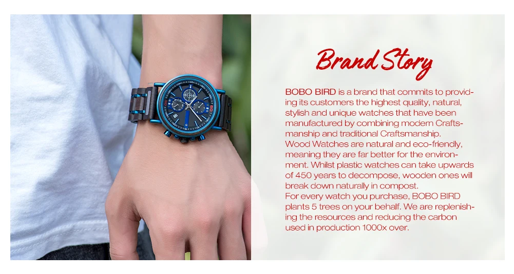 Customize Logo Name Men Wood Watches BOBO BIRD Fashion Calendar Stopwatch Personalized Quartz Wristwatches Gift Dropshipping