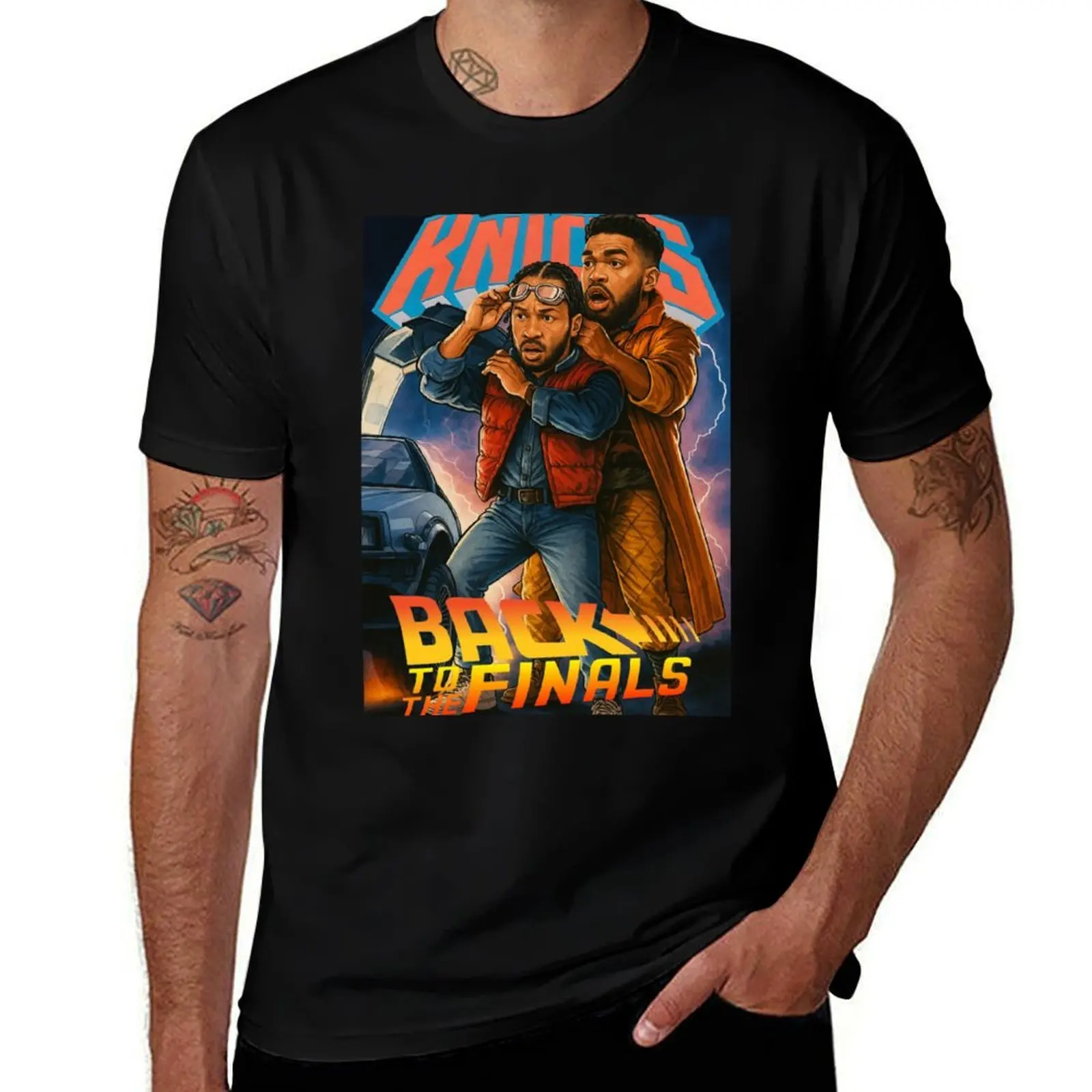 

BTTF Knicks T-Shirt man t shirt Blouse anime shirt aesthetic clothes mens t shirts top quality