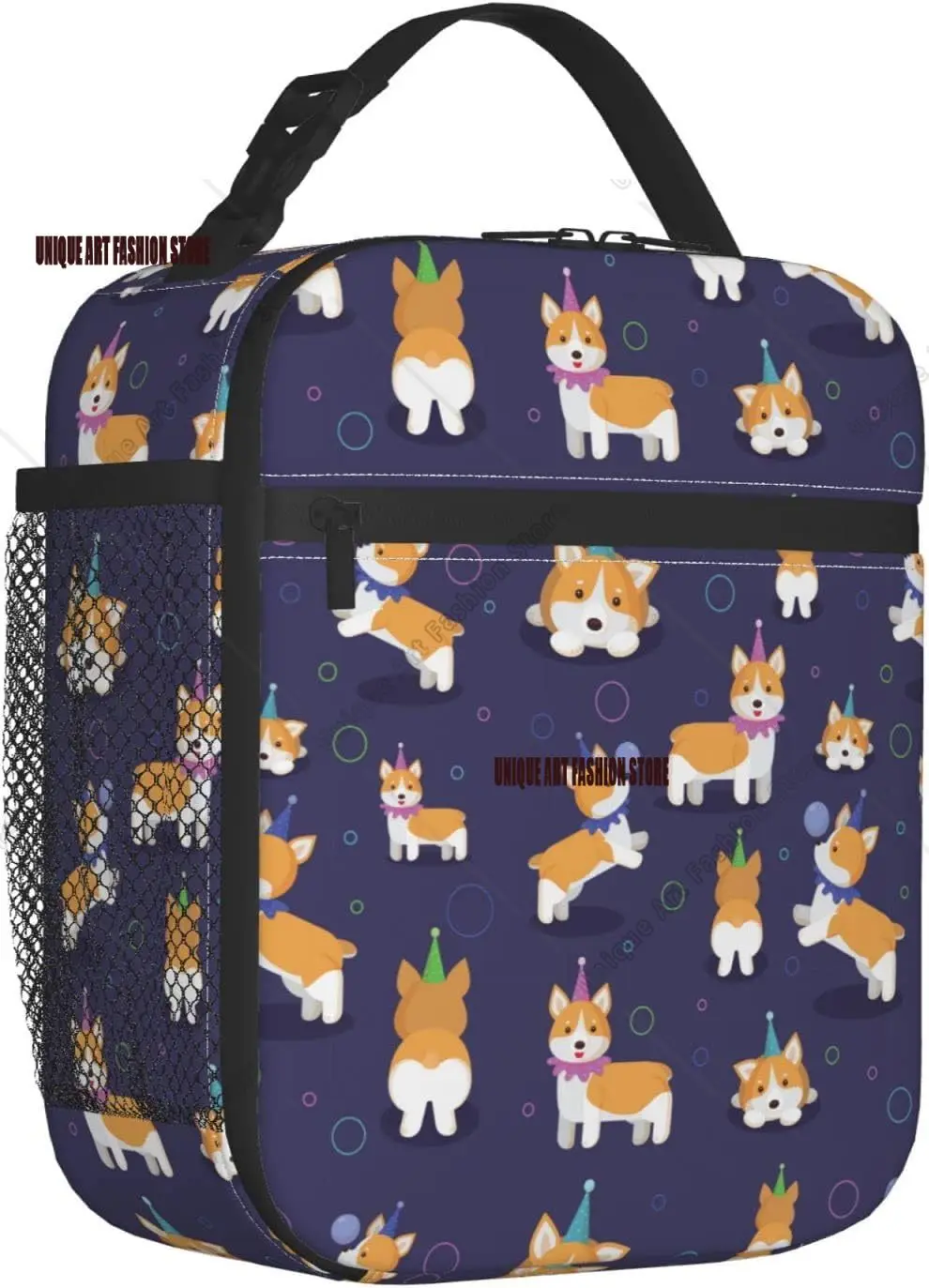 

Dog Lunch Box Reusable Cooler Tote For Office Work Travel Picnic Camping Beach