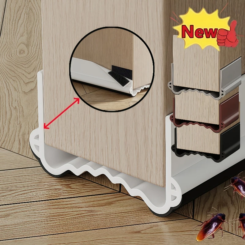 

Новая гибкая бесшумная уплотнительная лента для дверей из ПВХ, пробка для сквозняков под дверью, уплотнительная лента, защитная прокладка для защиты от сквозняков