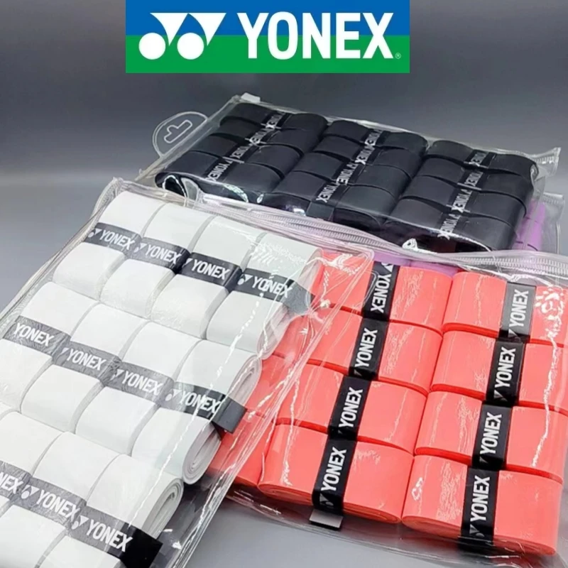 12PC/YONEX-Cinta Para El Sudor Para Raqueta De Bádminton, Accesorio Original Para Tenis De Playa, Antideslizante, 12 Piezas