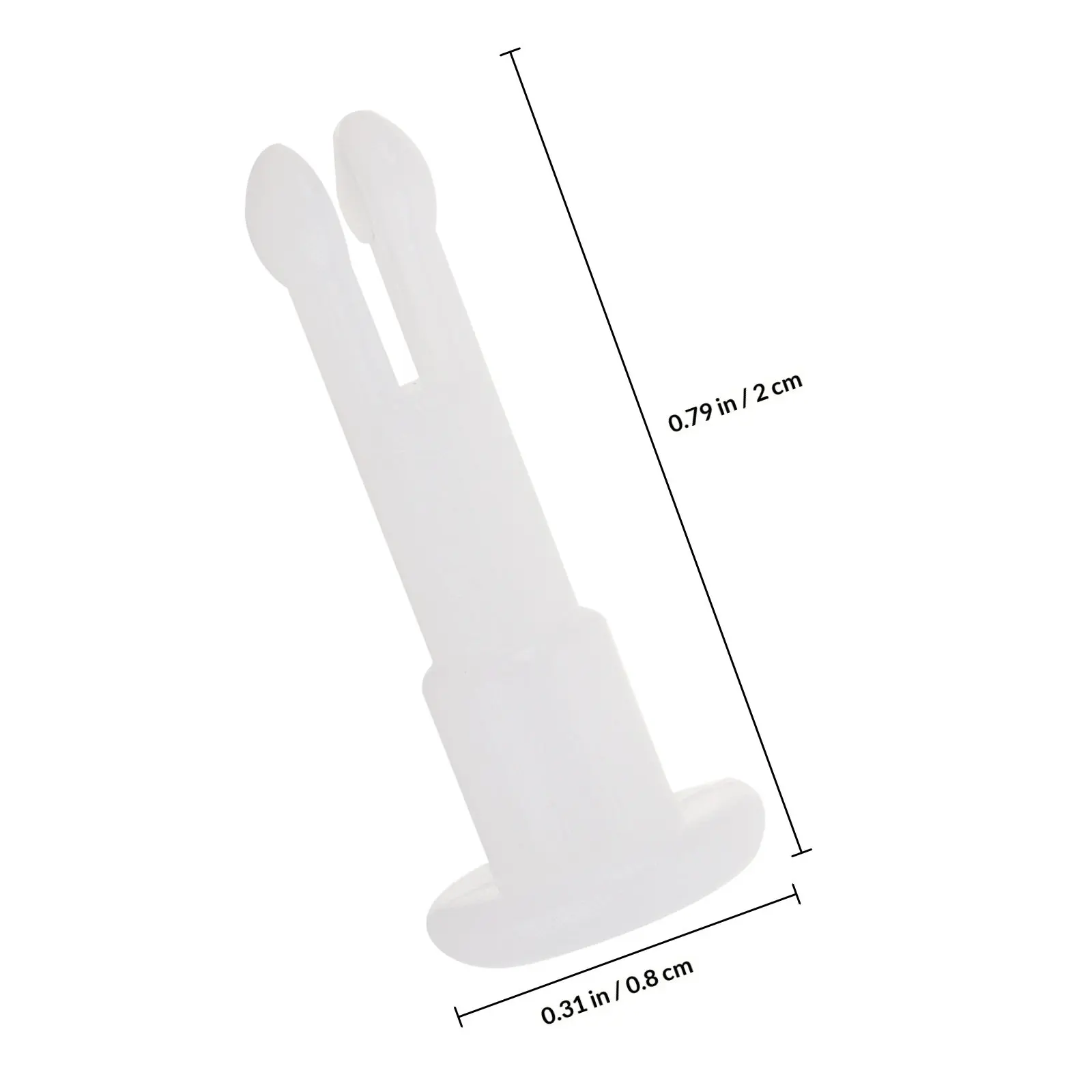 2Pcs Optical Chin Paper Pins Plastic Fixing Tools Safety Paper Pins for Optometry Accurate Stable Chin Rest Use