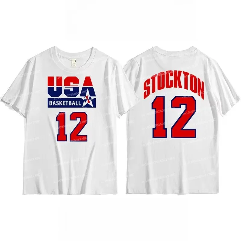 

Футболка Dream Team 1992 года, американский мужской баскетбольный тренировочный топ, винтажная спортивная женская хлопковая детская футболка Dream One с короткими рукавами