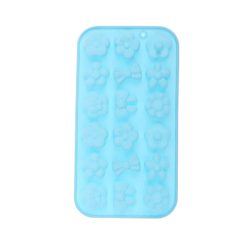 

18Cavity Cake Baking Mold Flower Bow Shaped Silicone Mold DIY Handmade Candle Soap Mould Fondant Cake Baking Mold