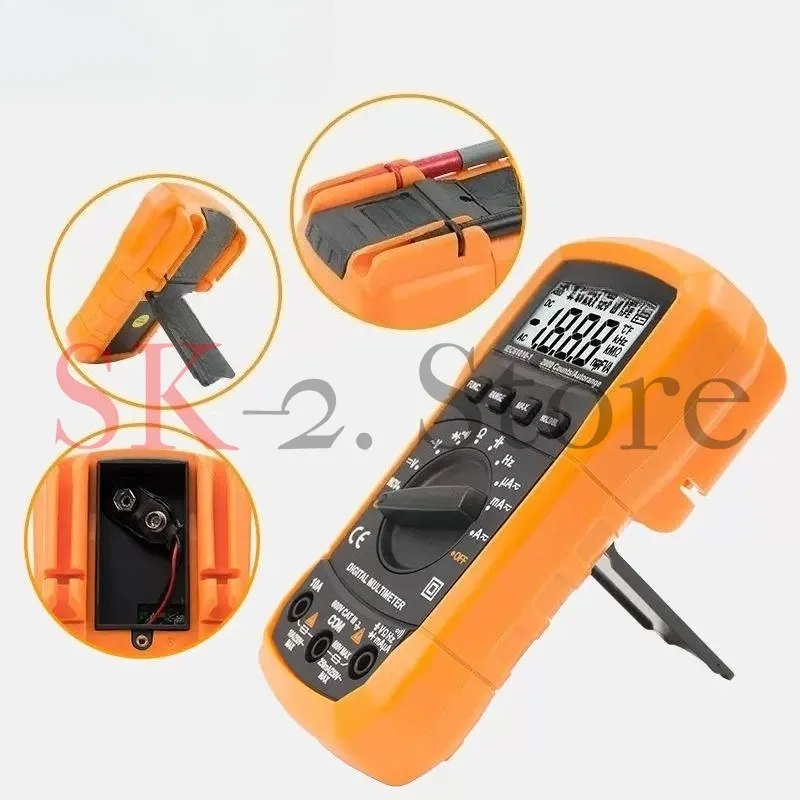 Premium PM8233Dplus Digital Multimeter High Precision Auto Range NCV Capacitance Tester