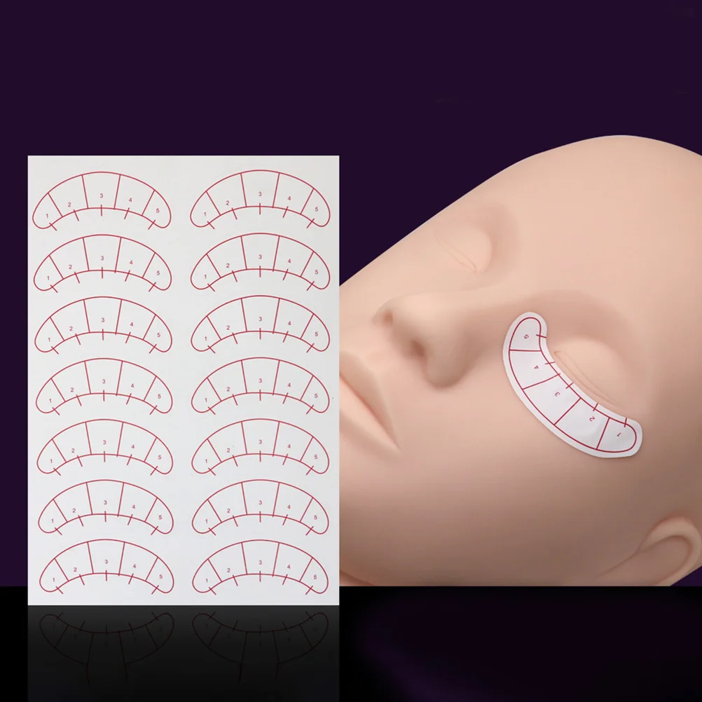 

10 Sheets Positioning Eye Patches Lint-Free Under Eye Stickers for Eyelash Extension Protection Reduce Puffiness Dark Circles