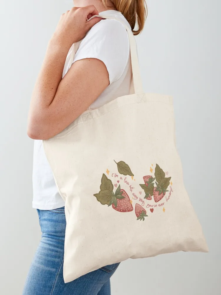 

Strawberry Wine Tote Bag Shopper shopper bags canvas bags shopper bag women