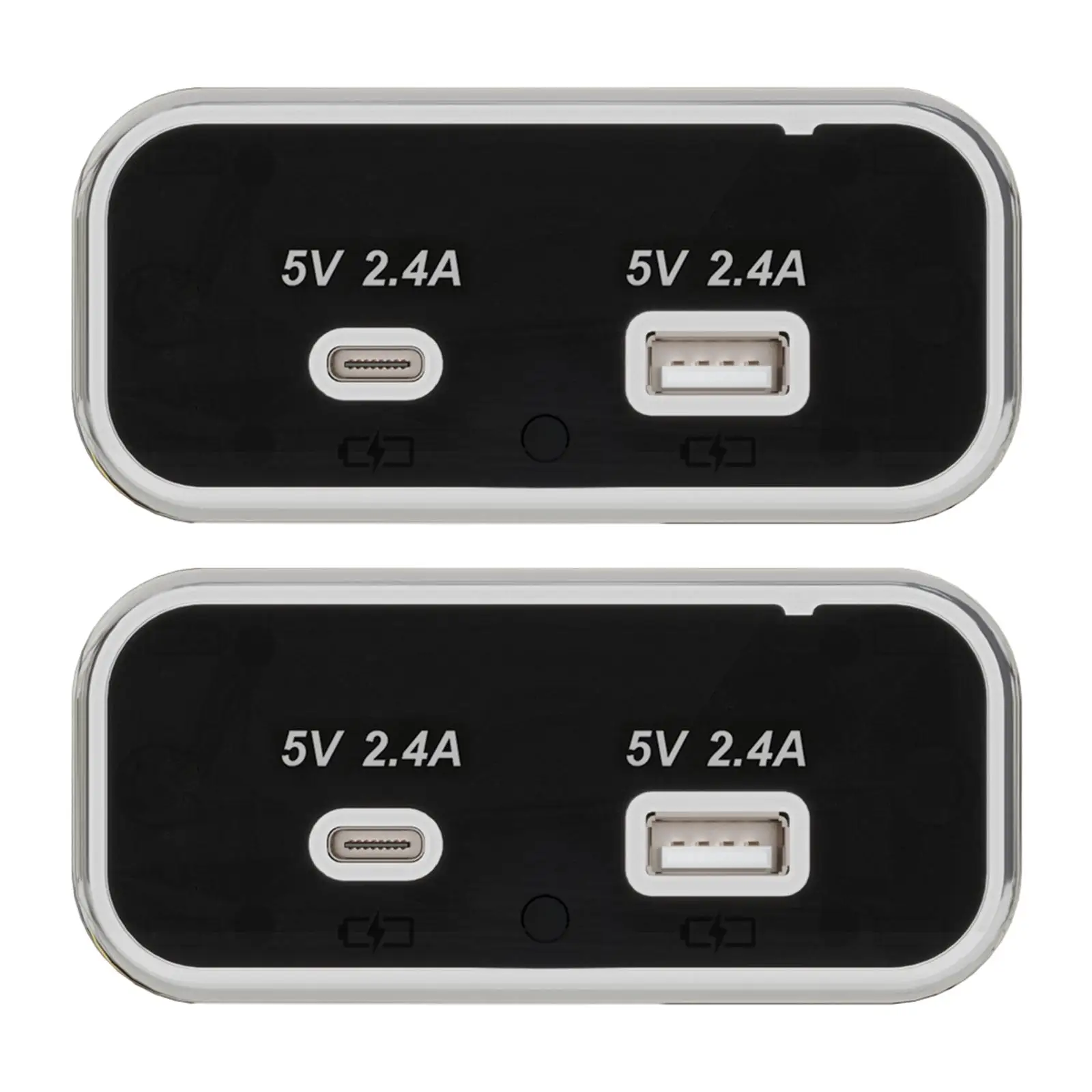 RV USB Outlet Easy Installation Smart Protection Compact Automotive Accessories USB A + Type C Power Adapter USB Charger
