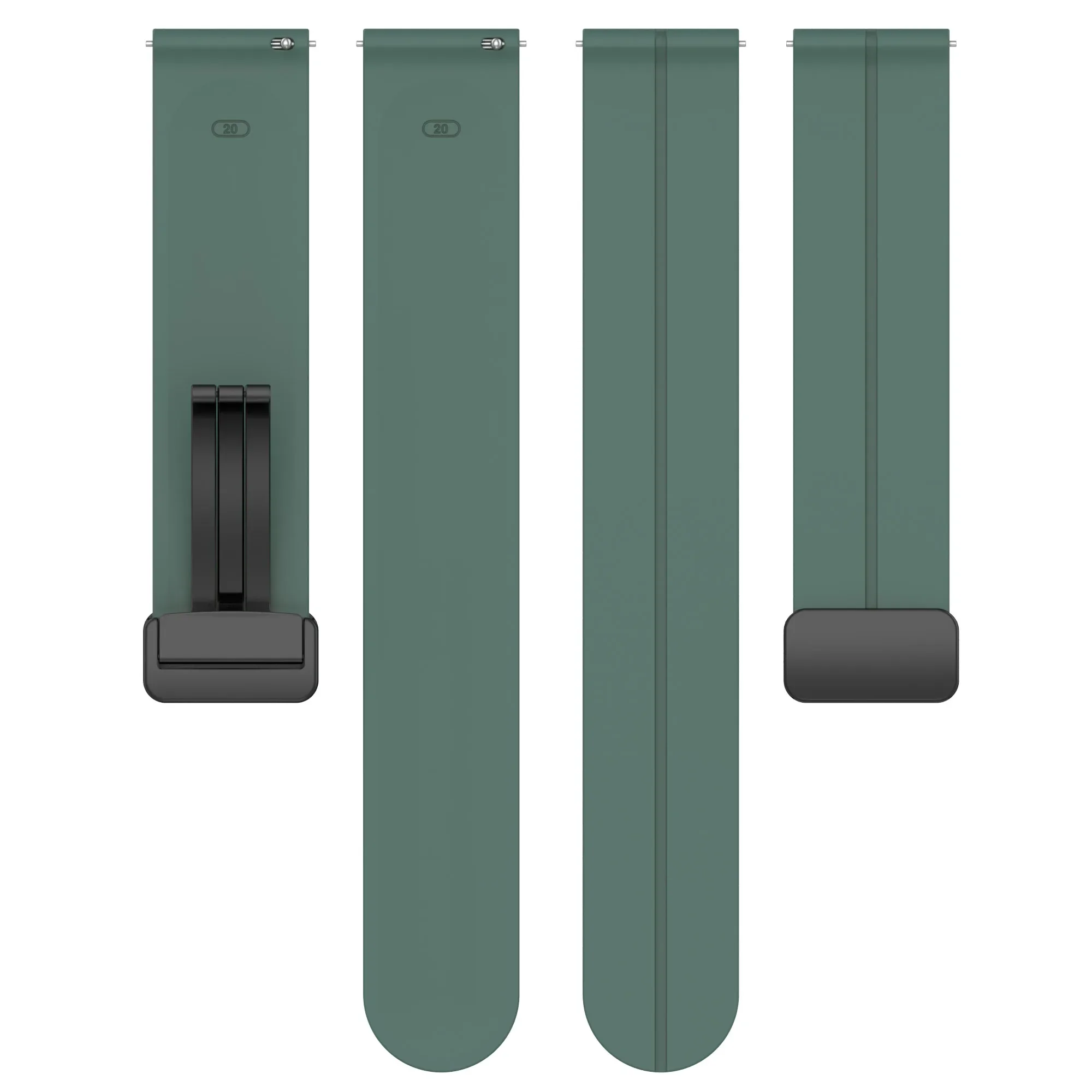 Correa de silicona suave de 22mm y 20mm para Samsung Galaxy Watch 7 6 5 4/Huawei Watch GT5-4-5 Pro, pulsera magnética de 46mm, Amazfit GTR/GTS 4