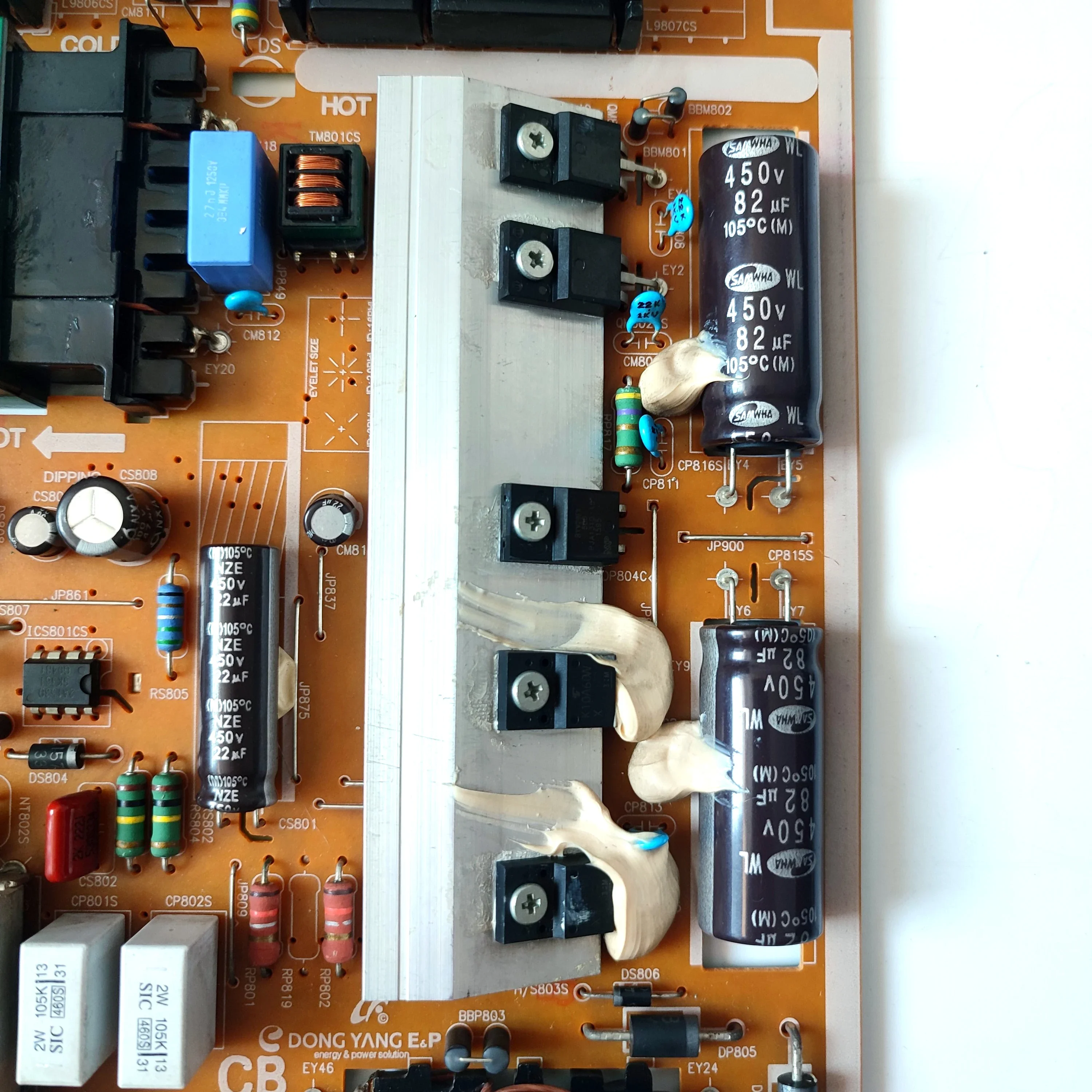 BN44-00633B L55F2P_DDY مصدر الطاقة/لوحة LED لأجزاء التلفزيون UA55F7500BMPXD UA55F7500BMXHC UA55F7500BMXRD UA55F7500BMXSQ 55 بوصة