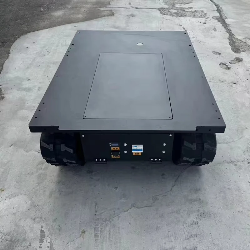 Custom Mini Tracked Rubber Chassis with Optional Hydraulic Drive and Remote Control Customization