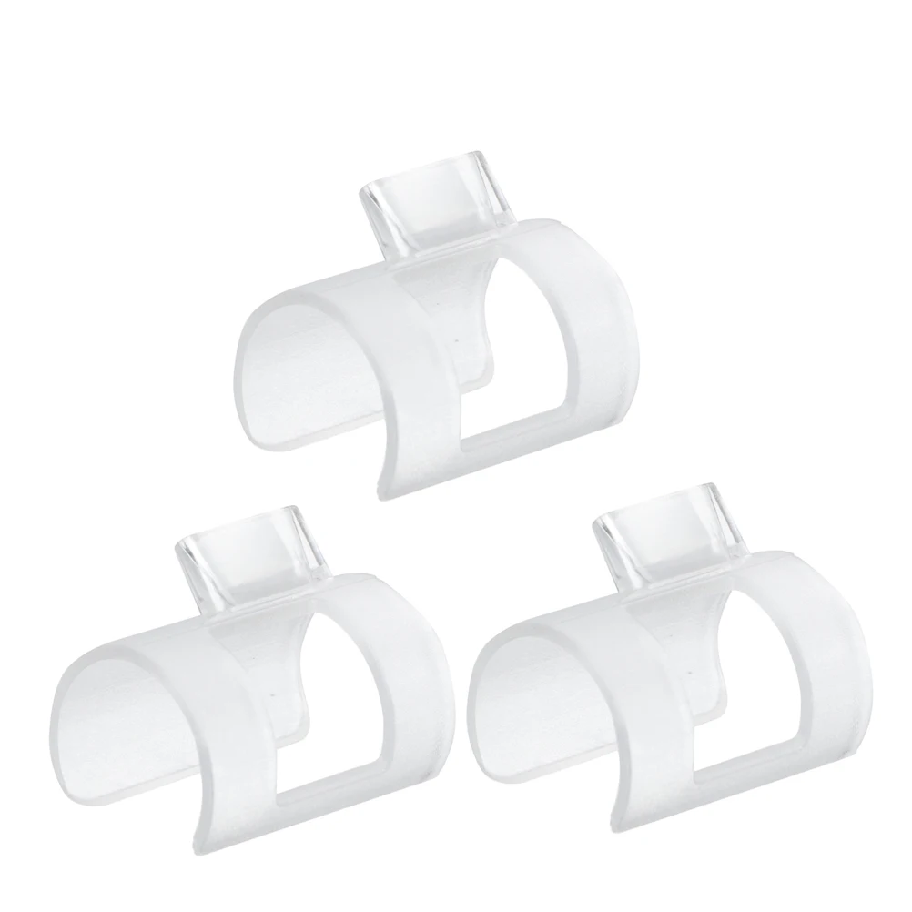 

3 Pcs Flute Play Assistive Device Blowing Nozzle for Chinese Tool Bamboo Tools Clear Pvc Clip on Transparent Practice