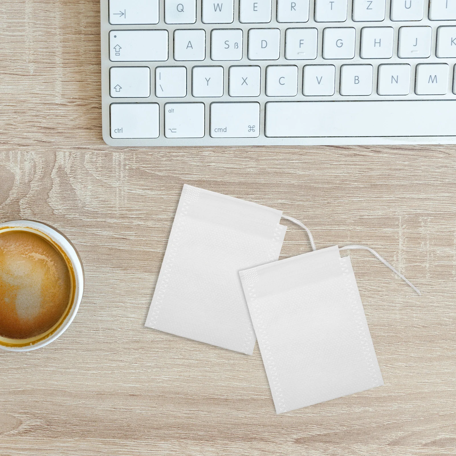 

100pcs Bath Bags Portable Drawstring Filter Pouches For Loose Leaf Reusable Tea Infuser Strainer Empty Tea Bags Brewing Tool