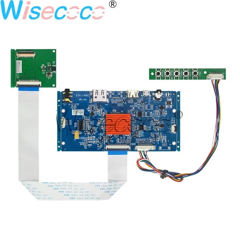 Wisecoco 9.7 Inch 2K 2048*1536 IPS Screen LCD Module Touch Panel Audio Control Board For Raspberry Pi LP097QX1 SPA1 SPC1