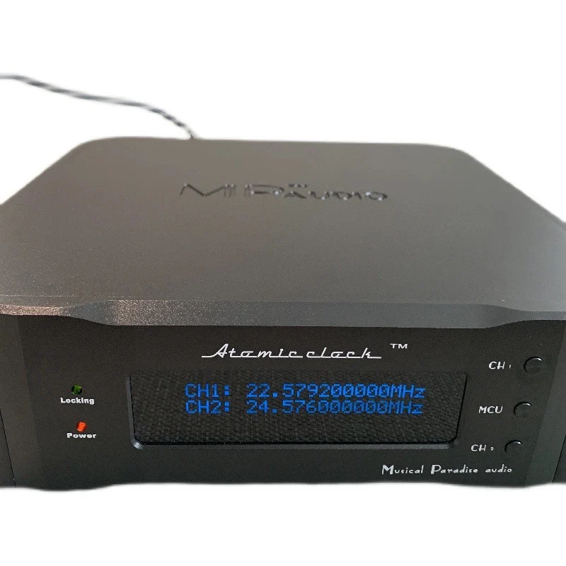 2022 MiniPro версия рубидиевых атомных часов, аудиочасы, OLED-дисплей 5680A, две группы регулируемых, 10 МГц