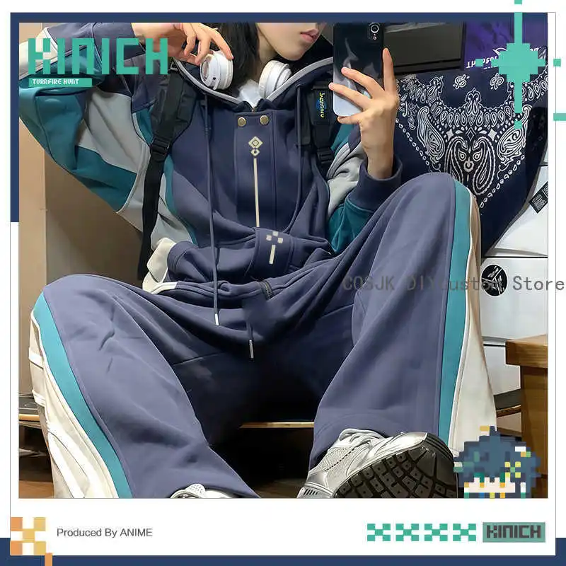 

NEW Game Honkai：Star Rail Kinich Turnfire Hunt Series Cosplay Autumn Fashion Unisex Hoodie Tops Coat Jacket Suit Cosplay Casual