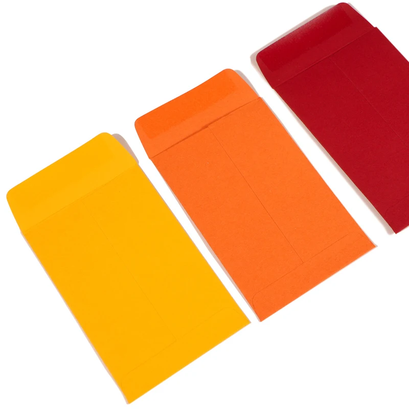 50 pçs envelopes para dinheiro notas pequena mudança kraft armazenamento de papel embalagem saco selado documento de negócios convites de semente