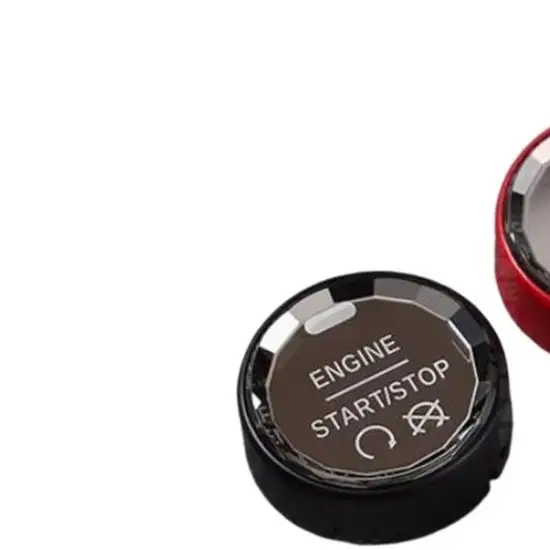 /Engine /Start /Stop Switch Button For Ford For Mustang 2015-2023 Red For Crystal Black Ignition Control Knob Car Interior