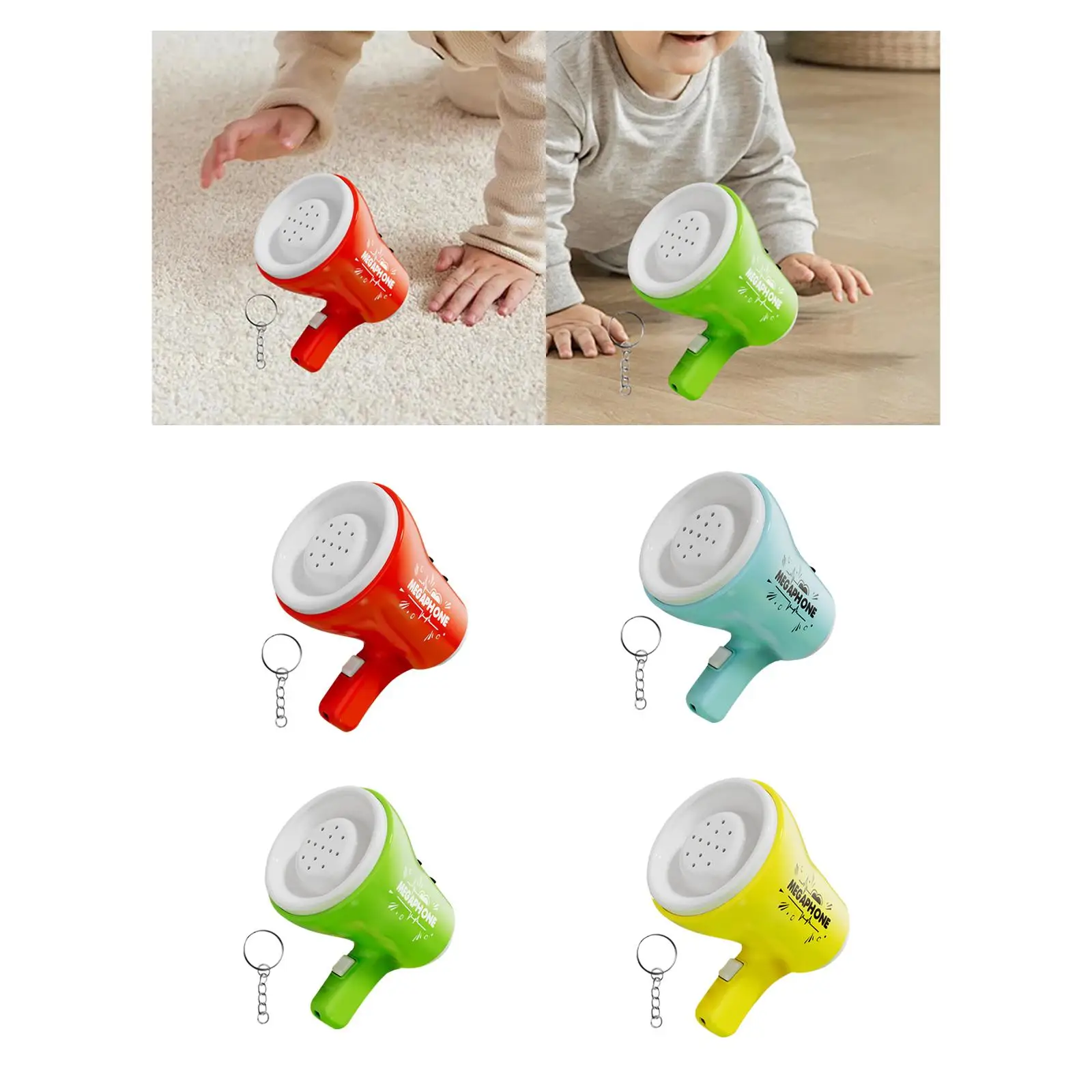 Altavoz megáfono portátil megáfono portátil megáfono megáfono suministros para fiestas infantiles