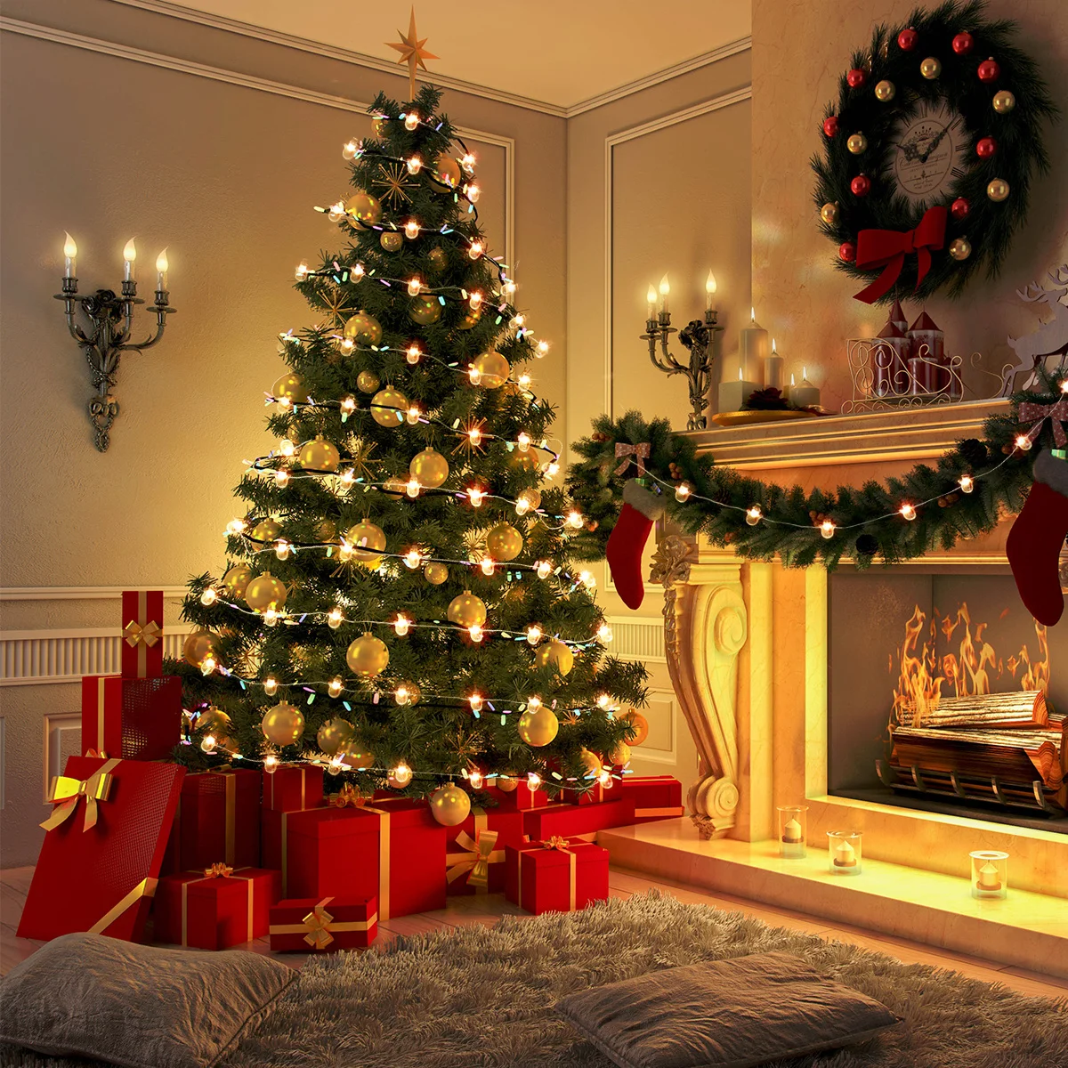 مجموعة واحدة من سلسلة إضاءة رجل الثلج بتصميم عيد الميلاد تعمل على سلك نحاسي LED مزخرف لفناء الحديقة الداخلي والخارجي #6