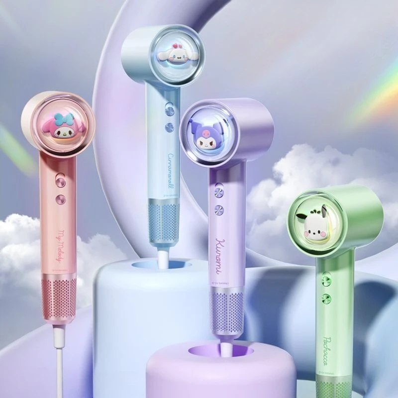 

Hello kitty hair dryer kuromi My melody cartoon cute creative exquisite home quick-drying hair care hair dryer girl holiday gift
