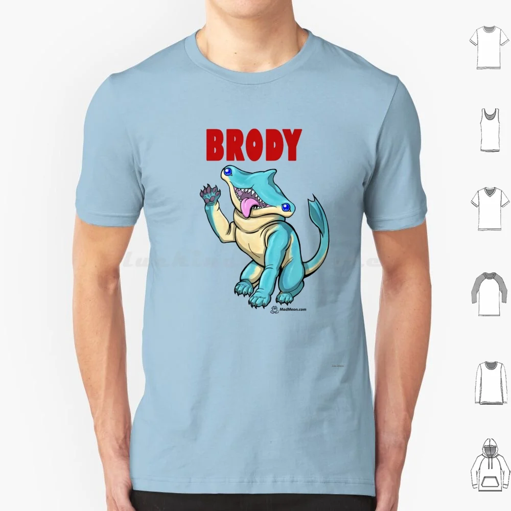 Brody The Hammer Wawg Camiseta Tamanho Grande 100% Algodão Shark Dog Sharkdog Shark Dog Dog Fanservice F Nservice Fanservicediner