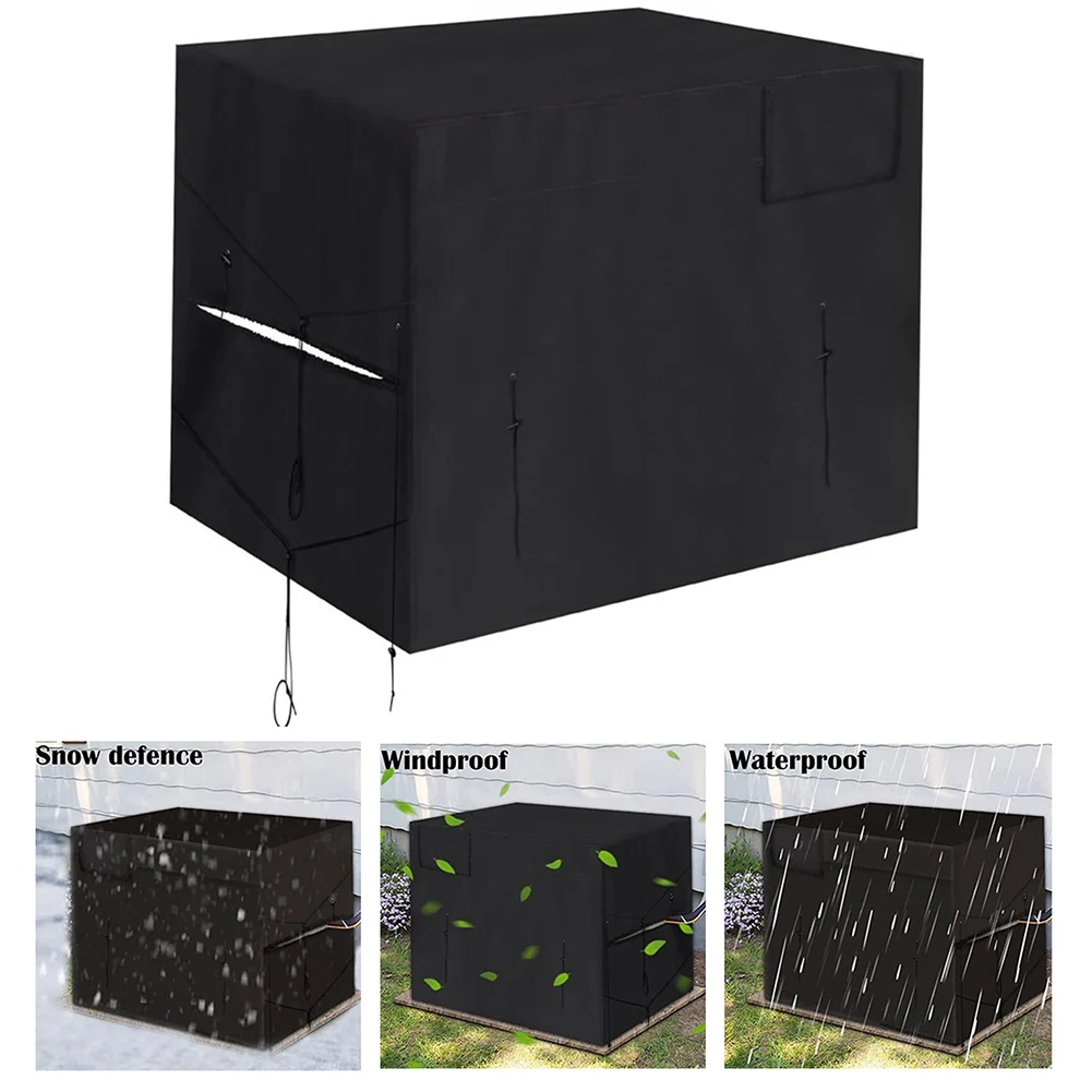 

210D Waterproof Pool Heater Cover: Adjustable, UV Resistant Versatile Fit Home Improvement Building Hardware